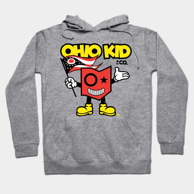 Ohio Kid and Co. Vintage Mascot Hoodie by ohiokidandco